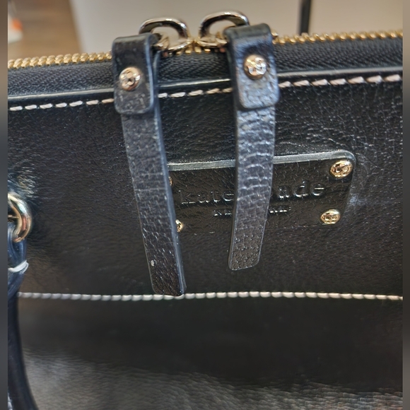Kate Spade Wellesley Leather Satchel  - black - Picture 8 of 8